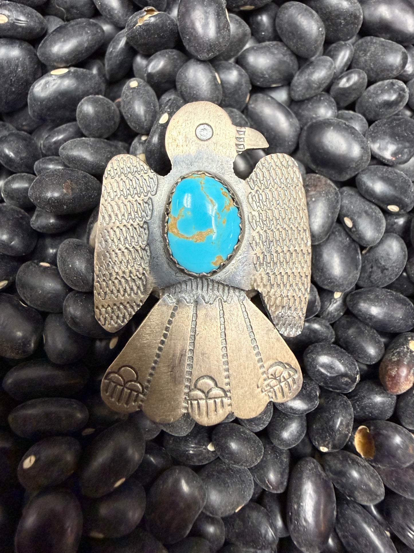 Tim Yazzie Thunderbird Ring