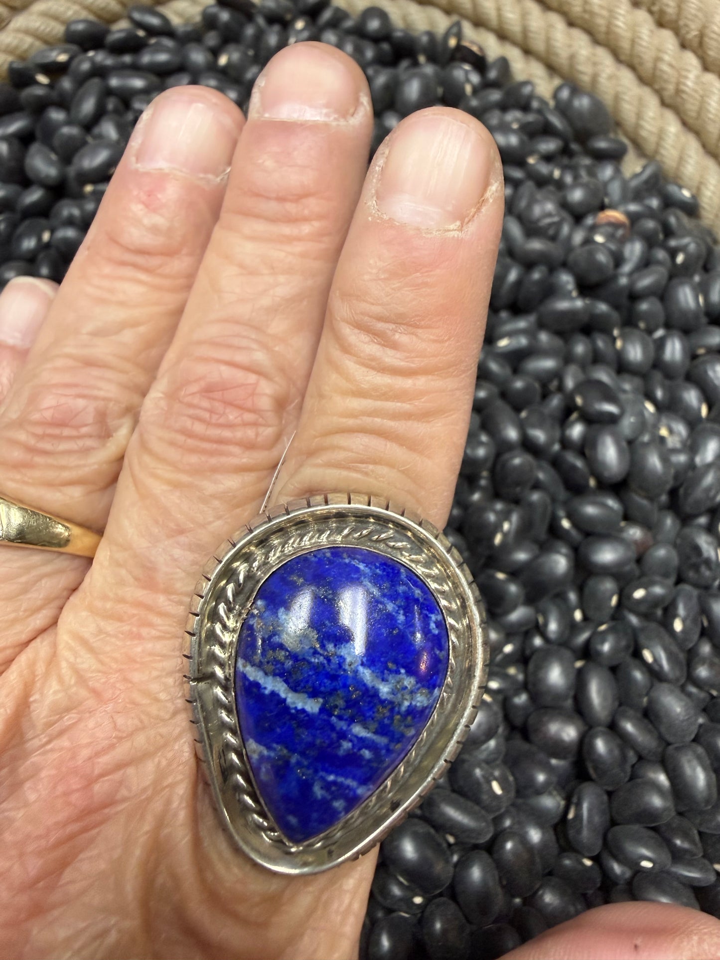 Betta Lee lapis tear ring 7