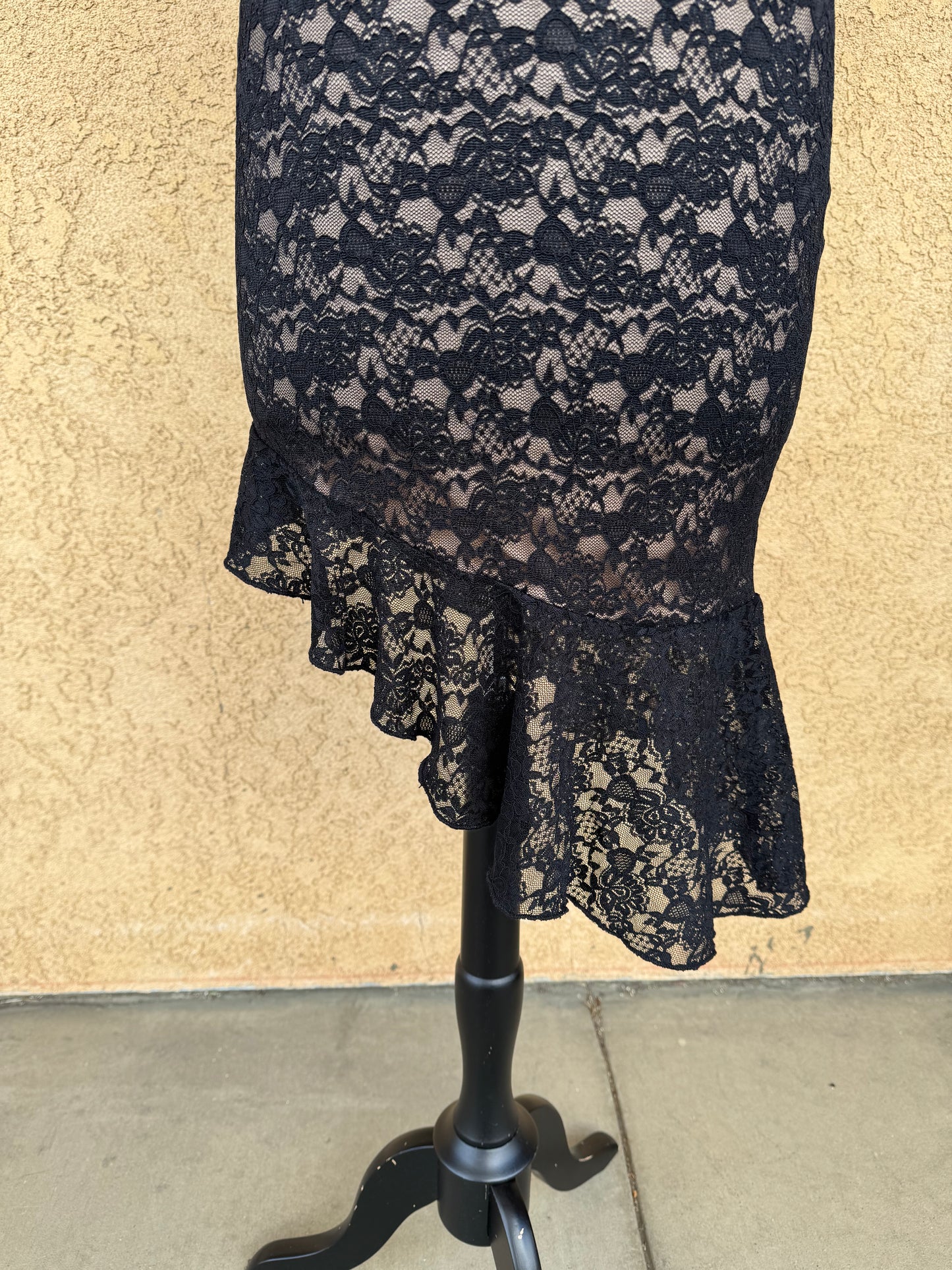 The Little Black Lacy Dress